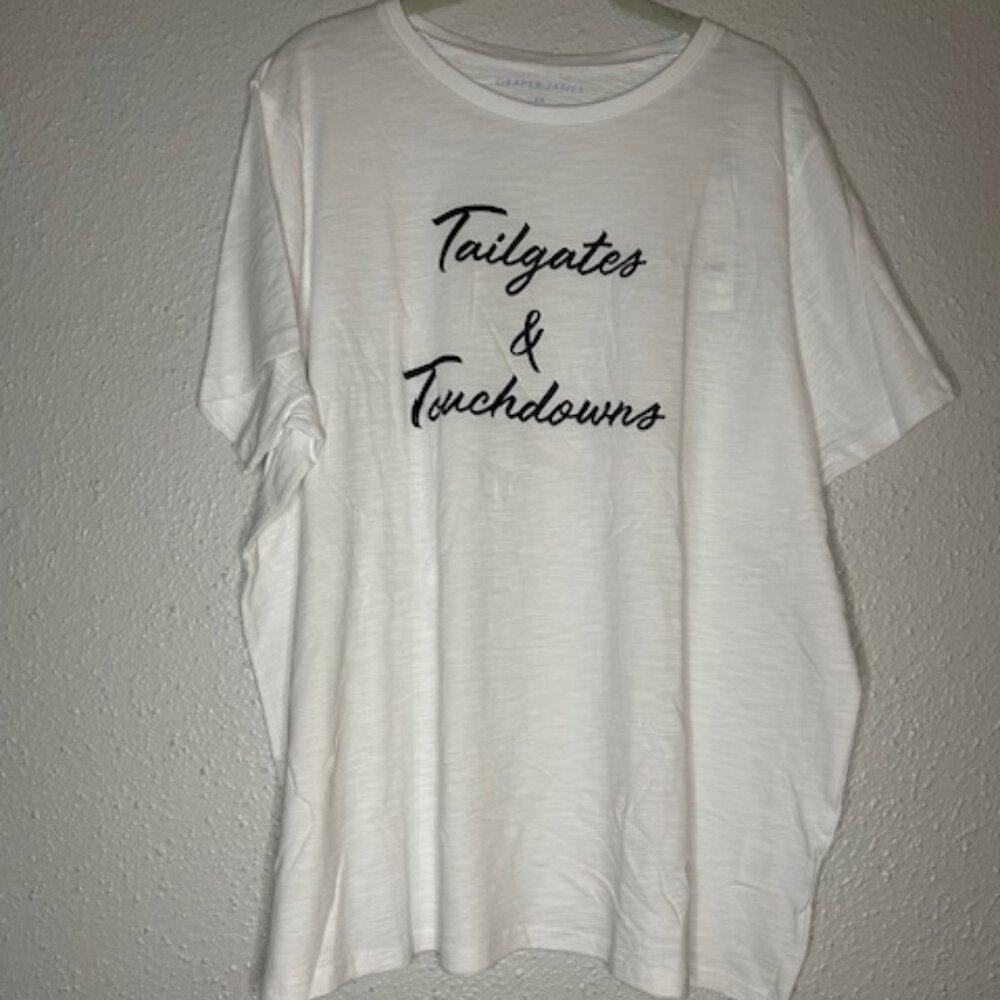 Draper James Tailgates & Touchdowns T-shirt Size 2X